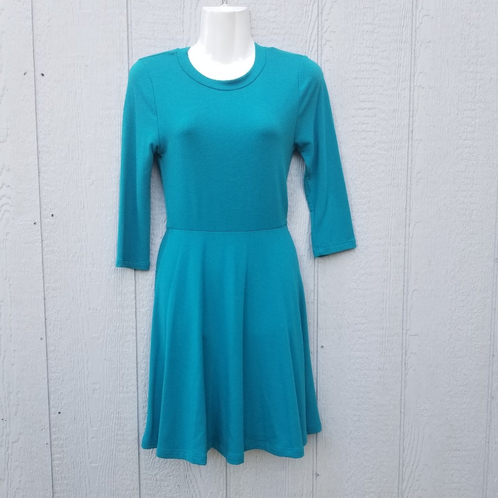 Everly Antheopologie 3/4 Sleeve Midi Dress Small